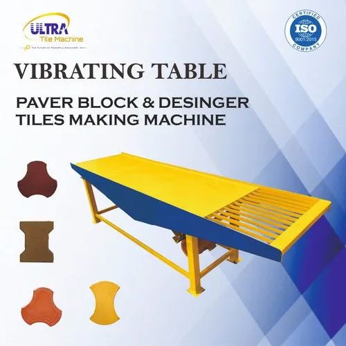 Interlocking Tiles Vibration Table Machine Ultra Tile Machine